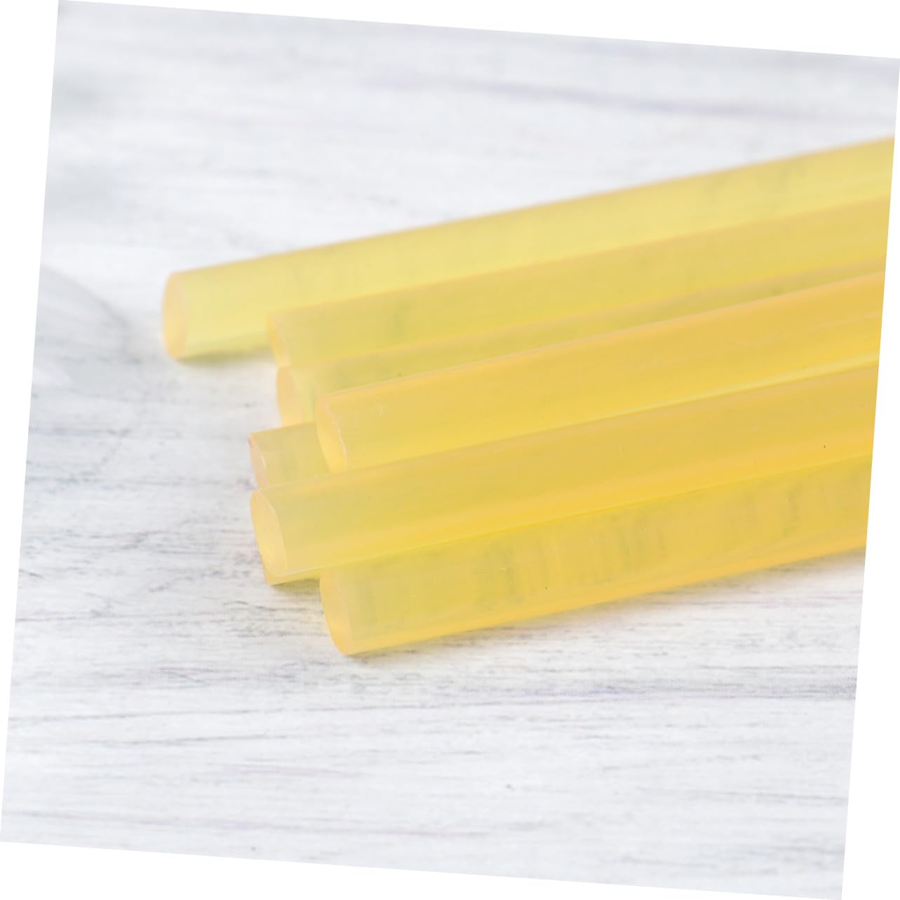 100 Stück Heiße Schmelzklebestifte Gelb Stark Haftend Flexibel DIY Reparatur Klebestangen Kit für Holz Glas Papier