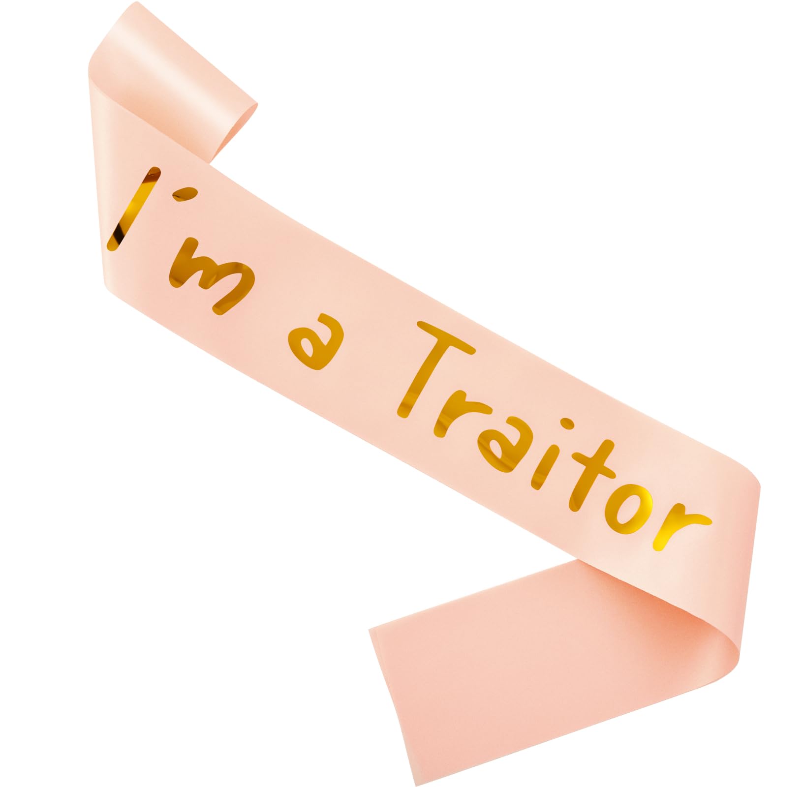 Xuniea I'm a Traitor Sash Traitor Leaving Sash New Job and Sorry Your Leaving Gifts Retirement Presents for Colleagues Women Men Farewell Party Going Away Decorations(Champagne