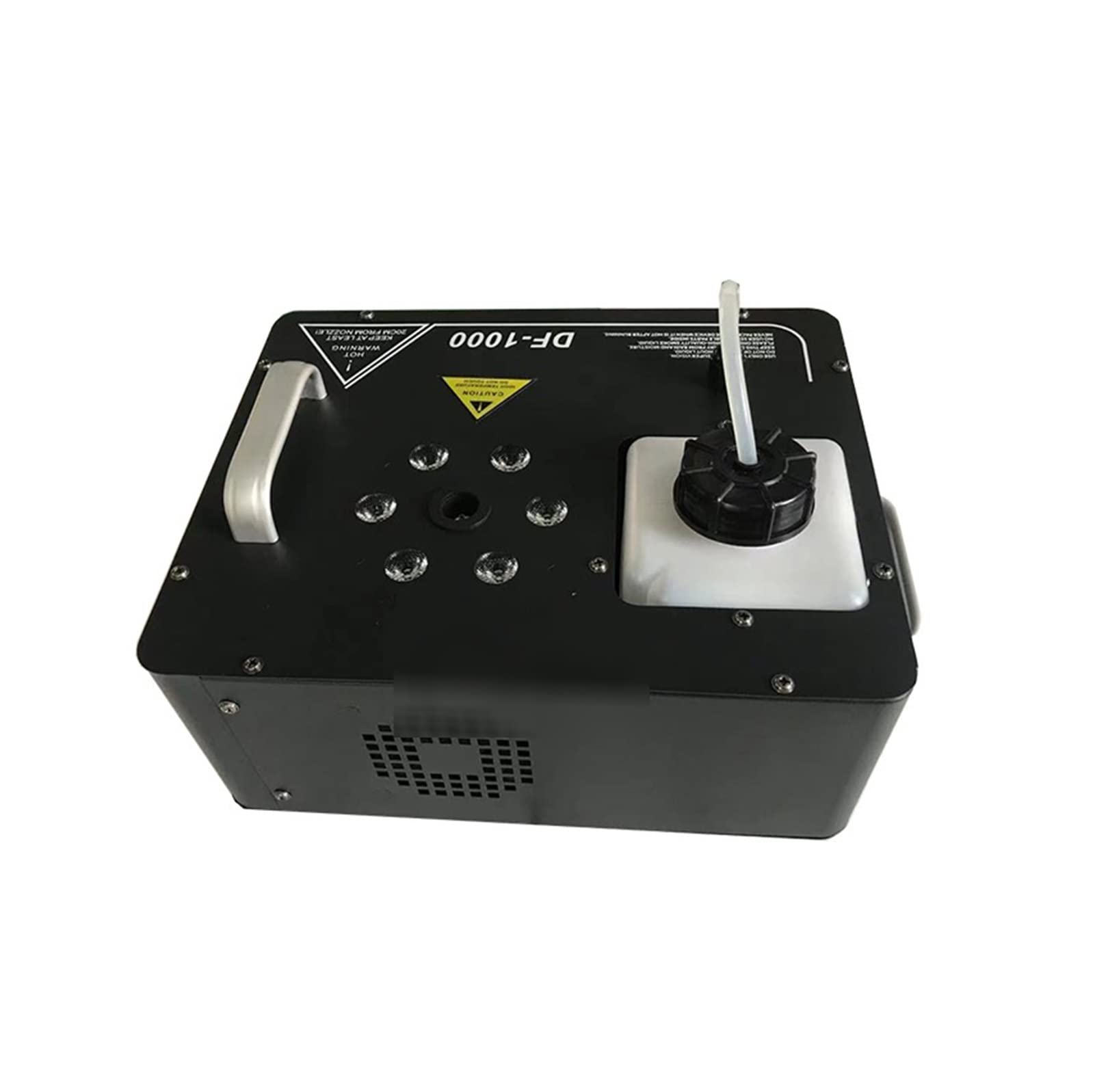 Maquina de Humo, Máquina de niebla Halloween humo etapa 6pcs LED Top Steam Capp Hood for el efecto la boda y escenario