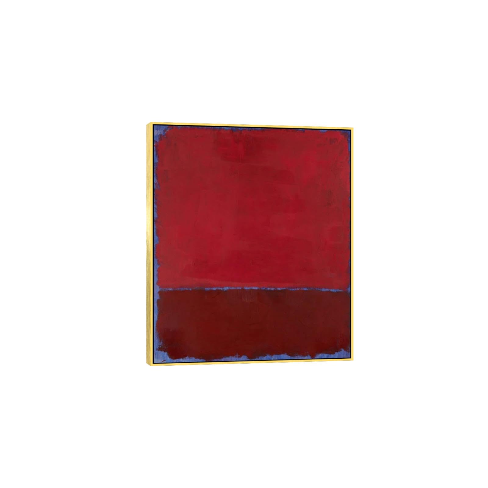 Mark Rothko <Untitled 4> Canvas Gedrukte Modern Wall Art Poster Living Room Decor Van Het Huis Canvas muur kunst Canvas Schilderen Muur ((90x117cm-32x46inch),Ingelijst