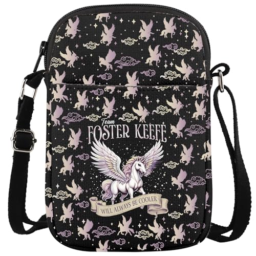 WCGXKO Book Inspired Merchandise Library Lover gift Bookish Crossbody Purses Bag For Bookworm