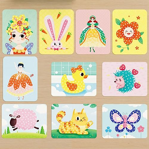 LONVEAR-Fabric-Art-Frenzy-Poke-Art-DIY-Toys-Kids-DIY-Poking-and-Painting-Material-Package-Craft-Kit-Kids-Arts-Crafts-Kit-Paper-Craft-Kit-for-Girls-Age-3-8-No-Sewing-A LONVEAR-Fabric-Art-Frenzy-Poke-Art-DIY-Toys-Kids-DIY-Poking-and-Painting-Material-Package-Craft-Kit-Kids-Arts-Crafts-Kit-Paper-Craft-Kit-for-Girls-Age-3-8-No-Sewing-A