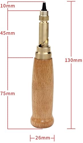 Miniatura 3 de Herramienta de cuero ajustable para taladro, perforadora de papel, perforadora de papel, perforadora de manualidades, perforadora de agujero para