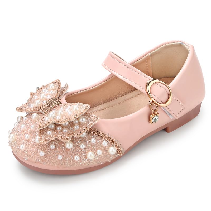 Toddler Girls Mary Jane Princess Ballet Flats Shoes School Party Dress Shoes