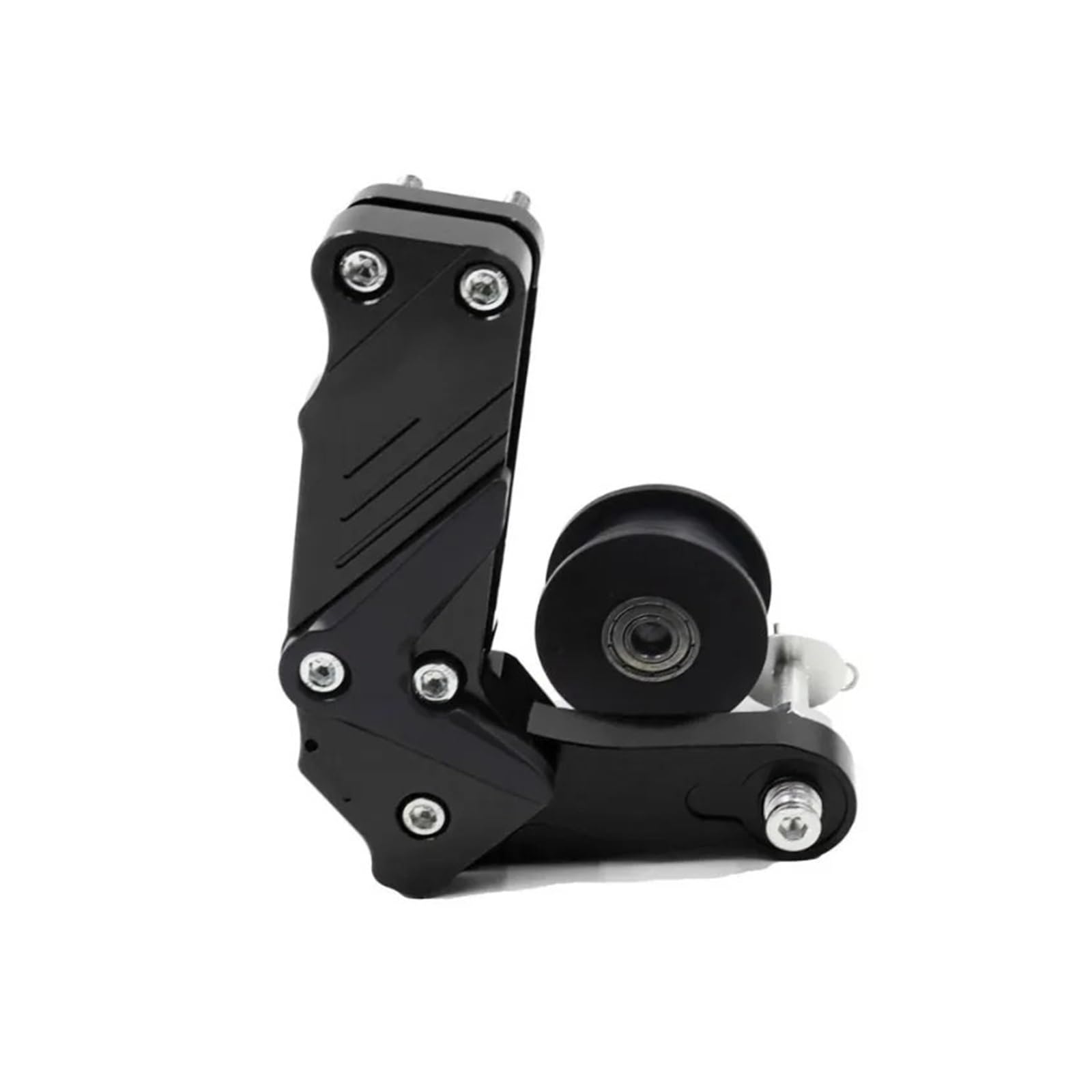 Akcesoria motocyklowe regulator zginania belki łańcucha napinacz samochodowy przewodnik napinacz łańcucha stałego biegu(Noir)