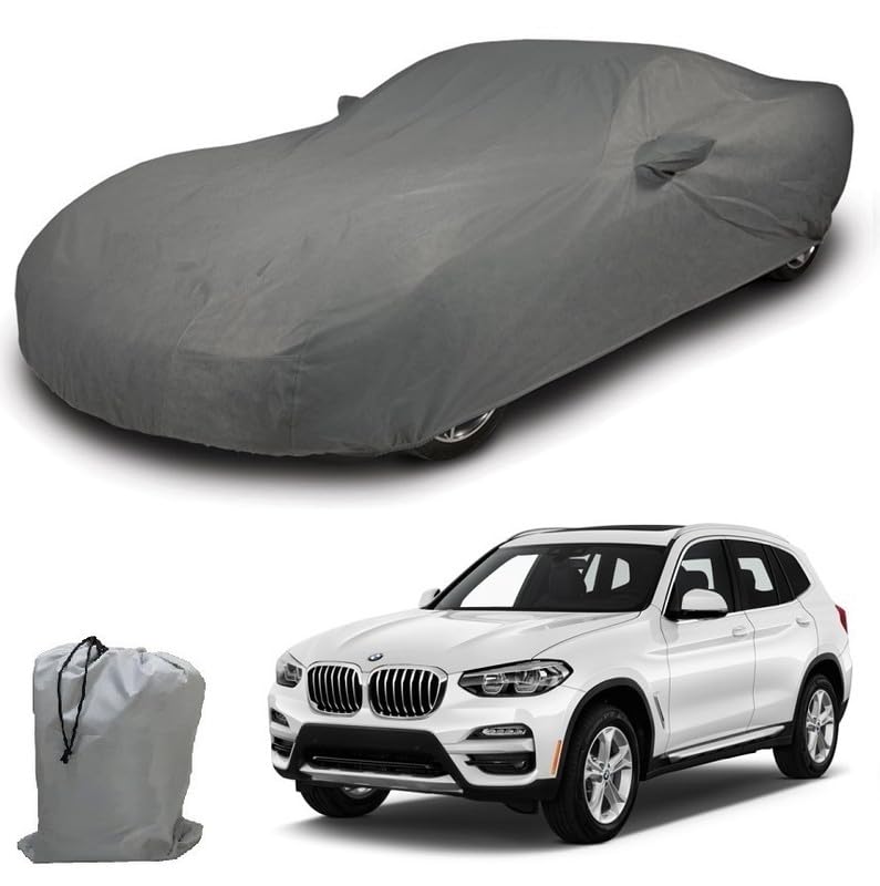 Image of ARCUATE Triple Layer Custom fit Car Body Cover for BMW X3 |Top Layer Dustrproof | Middle Layer Waterproof | Bottom Layer Scratch Protection | Outdoor Indoor Fabric