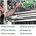 Self Laminating Preventative Maintenance Stickers 1 x 2 Inch Waterproof Inspection Safety Label by/Date/Next Labels with Clear Flap 180 Pcs