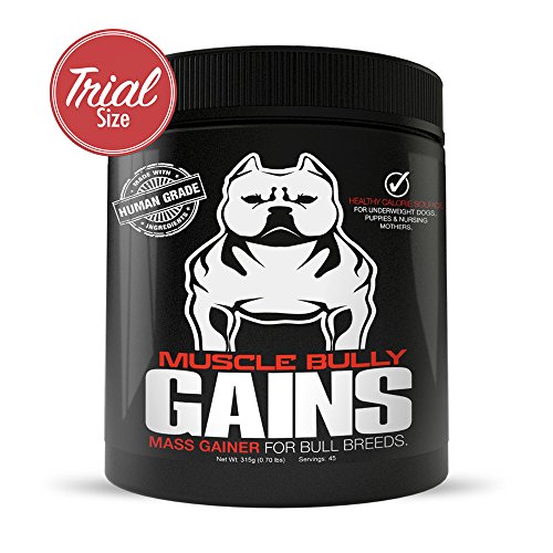Muscle Bully Gains - Mass Weight Gainer, Whey Protein for Dogs