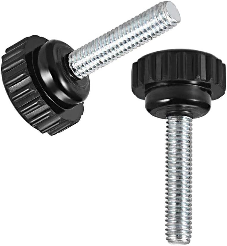 MACHSWON Knurled Clamping Knobs Saw Drill Press Lathe and Routing Jigs Packaging Machinery Printing Equipment Hand Clamping Handle Bolt Hand Knob Screw Replacement Parts M6 x 25mm 10pcs - Image 3
