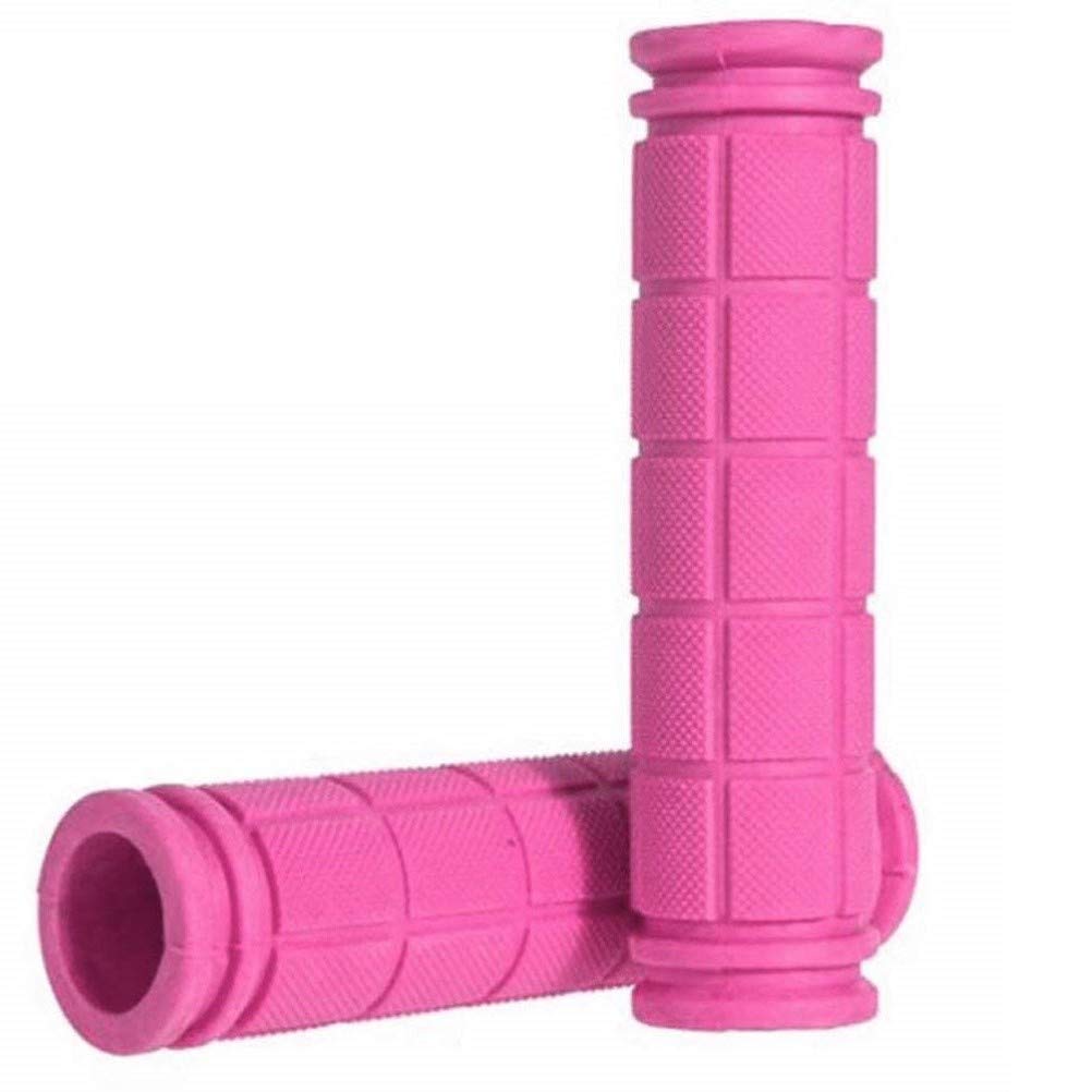 Peakpet 1 Paar Fahrrad Griffe Lenkergriffe rutschfest weich Gummi Lenker Griff komfortable Stoßfest Handgriffe für Fahrrad/Mountainbike/Rennrad (Rosa)
