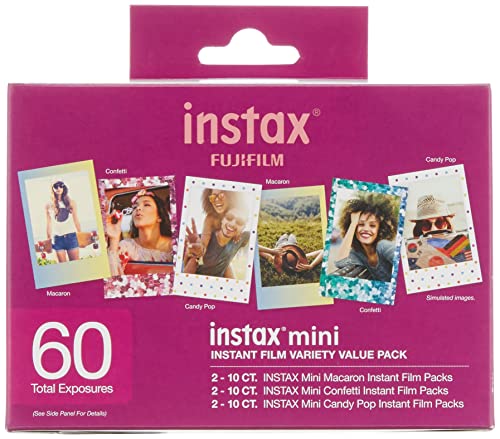 Fujifilm Instax Mini Variety Film Value Pack 60 Count