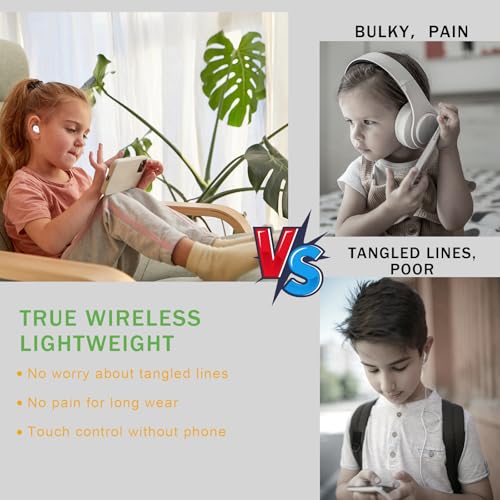 COOTIMOCK Kids Wireless Earbuds