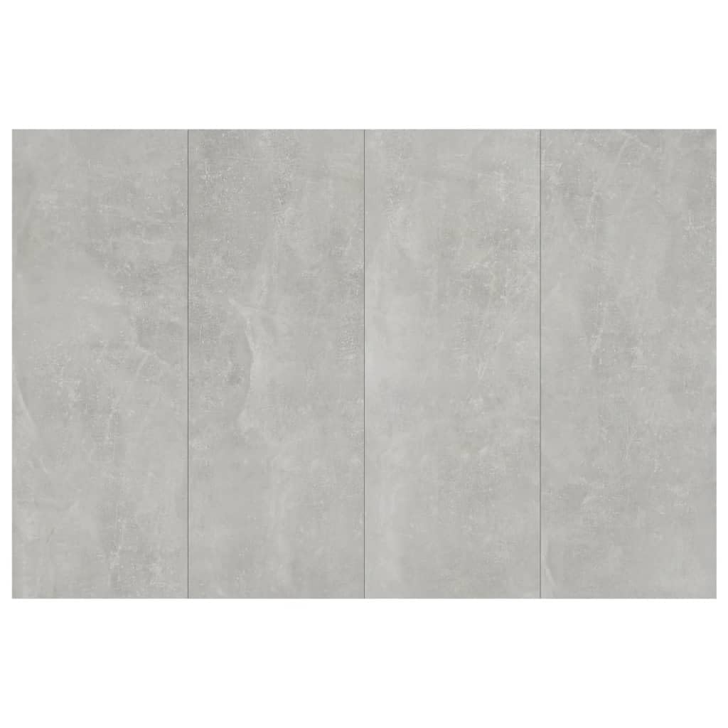 vidaXL Testiera Letto Grigio Cemento 120x1,5x80cm in Legno Multistrato