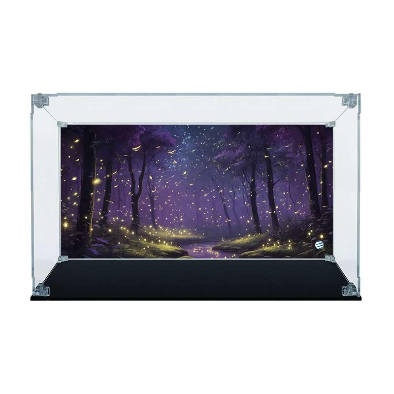 100% Made in Italy Ecometa Teca in Plexiglass Arca Lite per Set LEGO Hocus Pocus il cottage delle sorelle Sanderson (21341)  Con Sfondo Rimovibile