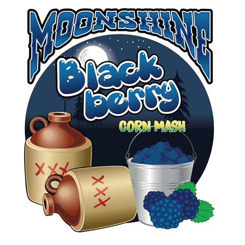 tapcraft - complete blackberry moonshine mash recipe kit - make your own blackberry moonshine at home - great gifts ideas