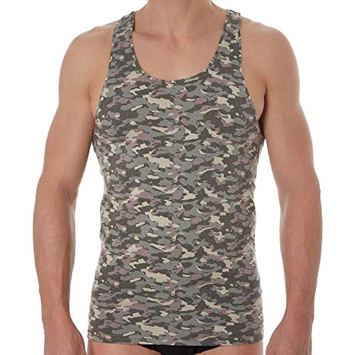 Doreanse Camiseta sin mangas de camuflaje, camouflage, M Cover