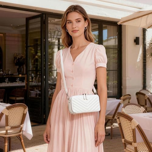 Image of befen Genuine Leather Crossbody Bags for Women, RFID Leather Purses
