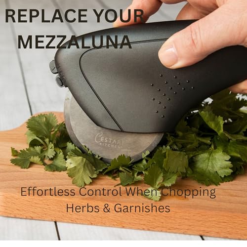 Cestari Heirloom Ceramic Pizza Cutter – Razor-Sharp, Rust-Free Blade with Protective Guard | Dishwasher Safe | A Legacy Kitchen Tool for Generations - Thumbnail 5