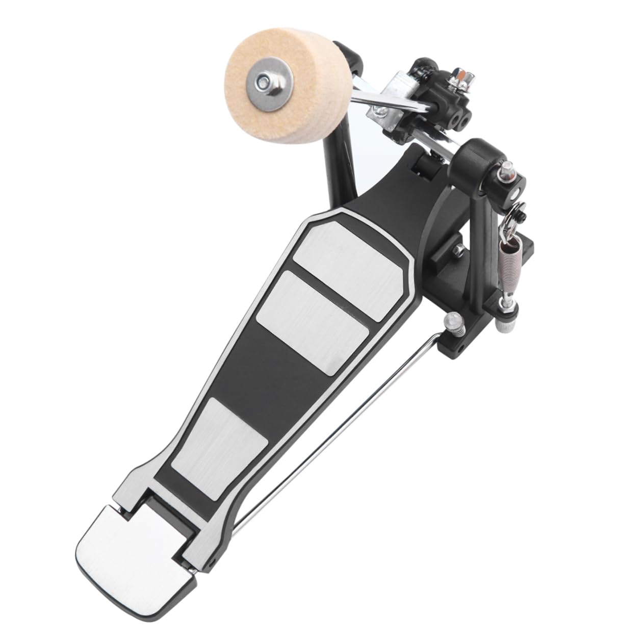 Toyvian Pedal de Batería de Metal Respuesta Rápida, Reemplazo Profesional para Bateristas, Adecuado para Tocar Jazz y Percusión en Escenarios