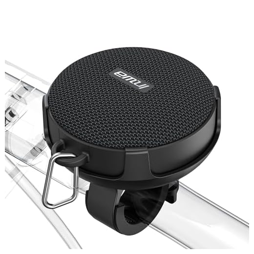 Bluetooth Bicycle Speakers with TF Card Mode,Inwa Waterproof Wireless Portable Travel Bike Speaker,Built in Mic for Bicycle Riding,Sports,Pool,Beach,Hiking (Black)