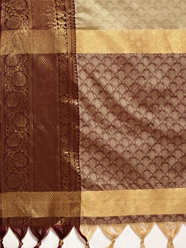 Image of Avantika Fashion Women's Woven Cotton Silk Art Silk Banarasi Saree With Blouse Piece