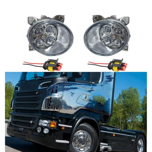 Faro antiniebla derecho para Scania Serie PGRT (2004-2017) con enchufe y luz diurna delantera 2