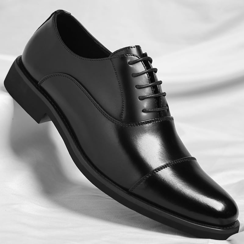 Men’s Dress Shoes Lace-up Classic Formal Oxford Shoes Classic Modern Wedding Formal Dress Shoes2