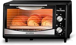 Forno Elétrico Mondial Pratic Cook 6L FR-09 FORNO-220V-PRETO/INOX