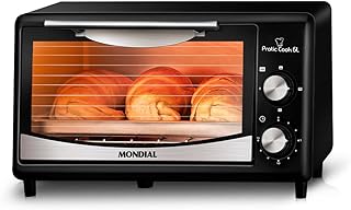 Forno elétrico mondial pratic cook 6l fr-09 forno-220v-preto/inox