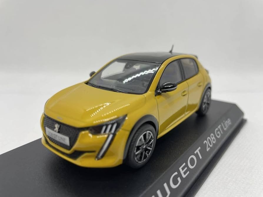 Amazon | ノレブ 1/43 プジョー PEUGEOT 208 GT Line Jaune Faro