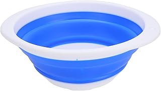 Collapsible Wash Basin, Foldable Dish Tub Portable Folding Washing Dishpan Space Saving Plastic Washtub Kitchen Storage Tray for Dishing Basket Fruit Vegetable Camping BBQ Picnic Laundry Hiking Home