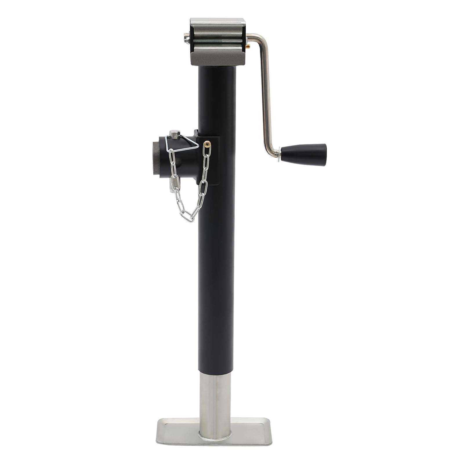 Supporto per rimorchio, set di piedini di sostegno con manovella, per rimorchio auto, massimo 5000 lbs,57 – 94 cm, regolabile in altezza