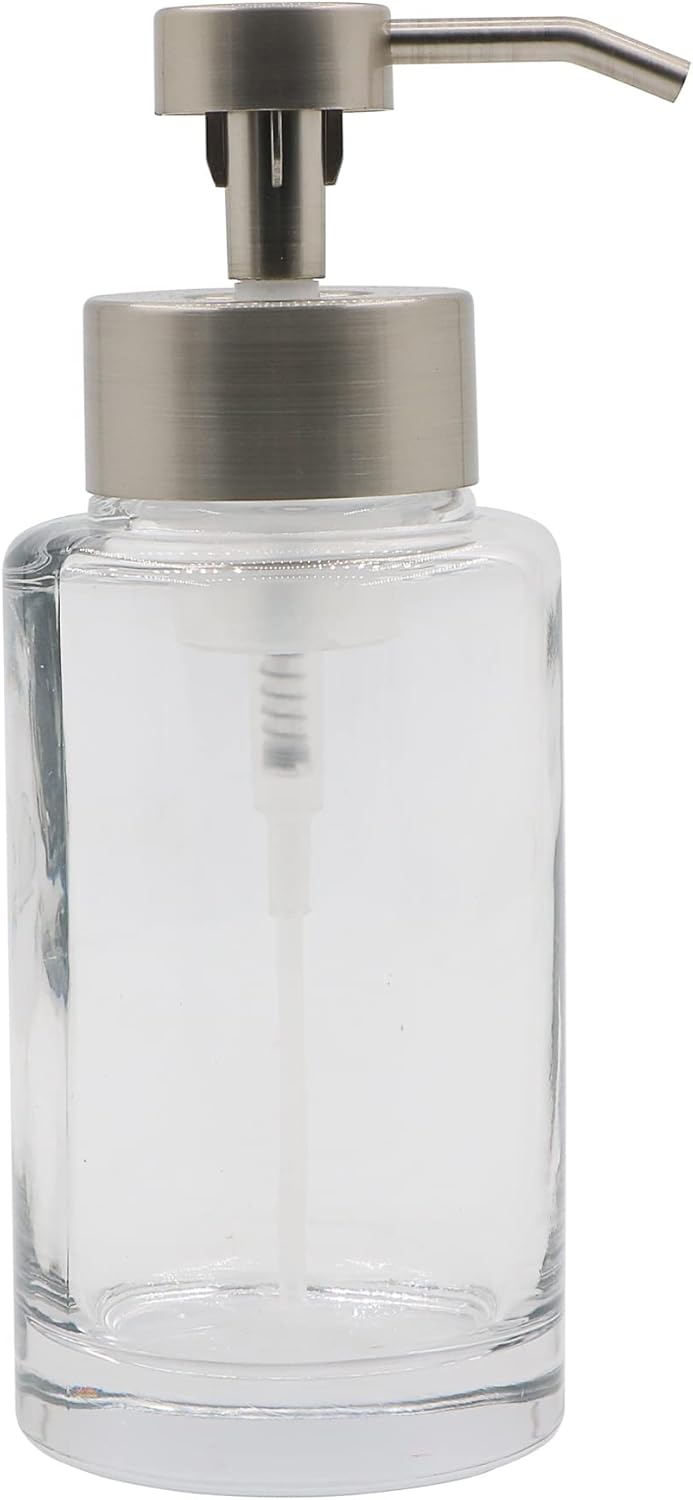 H Halston Modern Soap Dispenser with Rustproof Pump for
