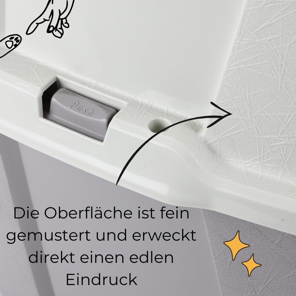 Arquivet Mega Eck-Katzenklo – Großes Katzenklo Mit Griff Und Filter