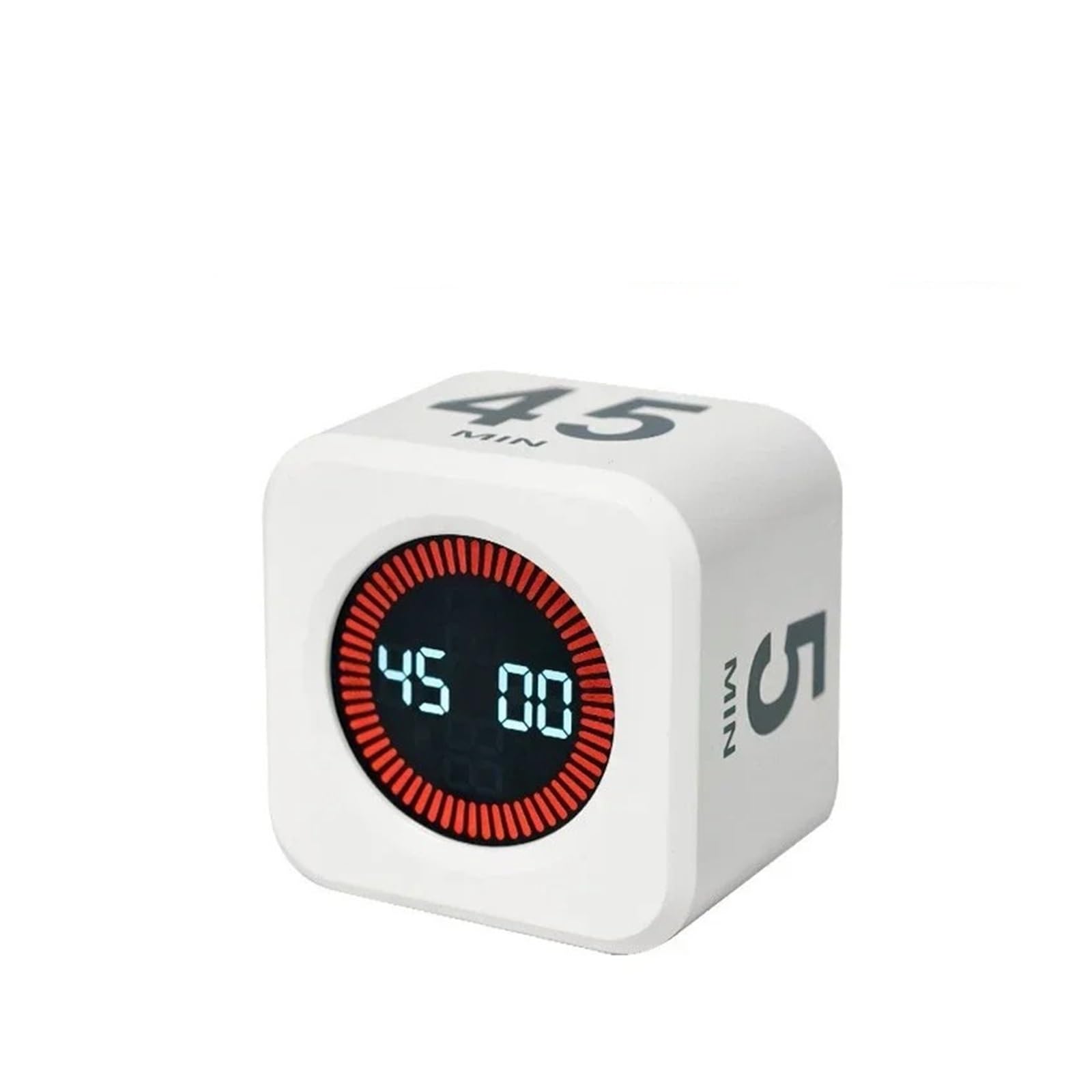FDEFIRTFG Timer, Kitchen Timer Digital Countdown Visual Task(45min white)