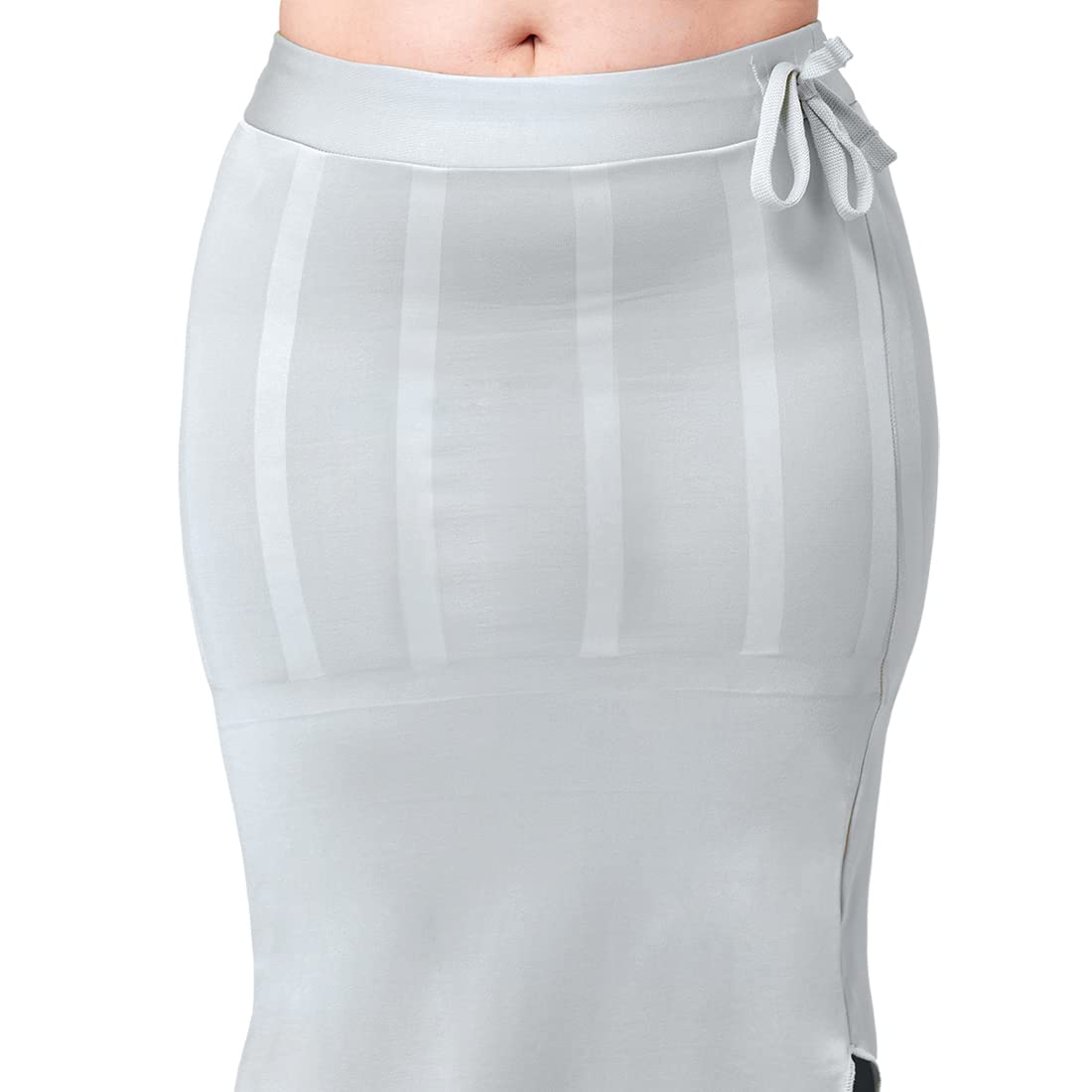 dermawear Women Blended Fabric Saree Shapewear Petticoat (Light Grey; 5XL) 1