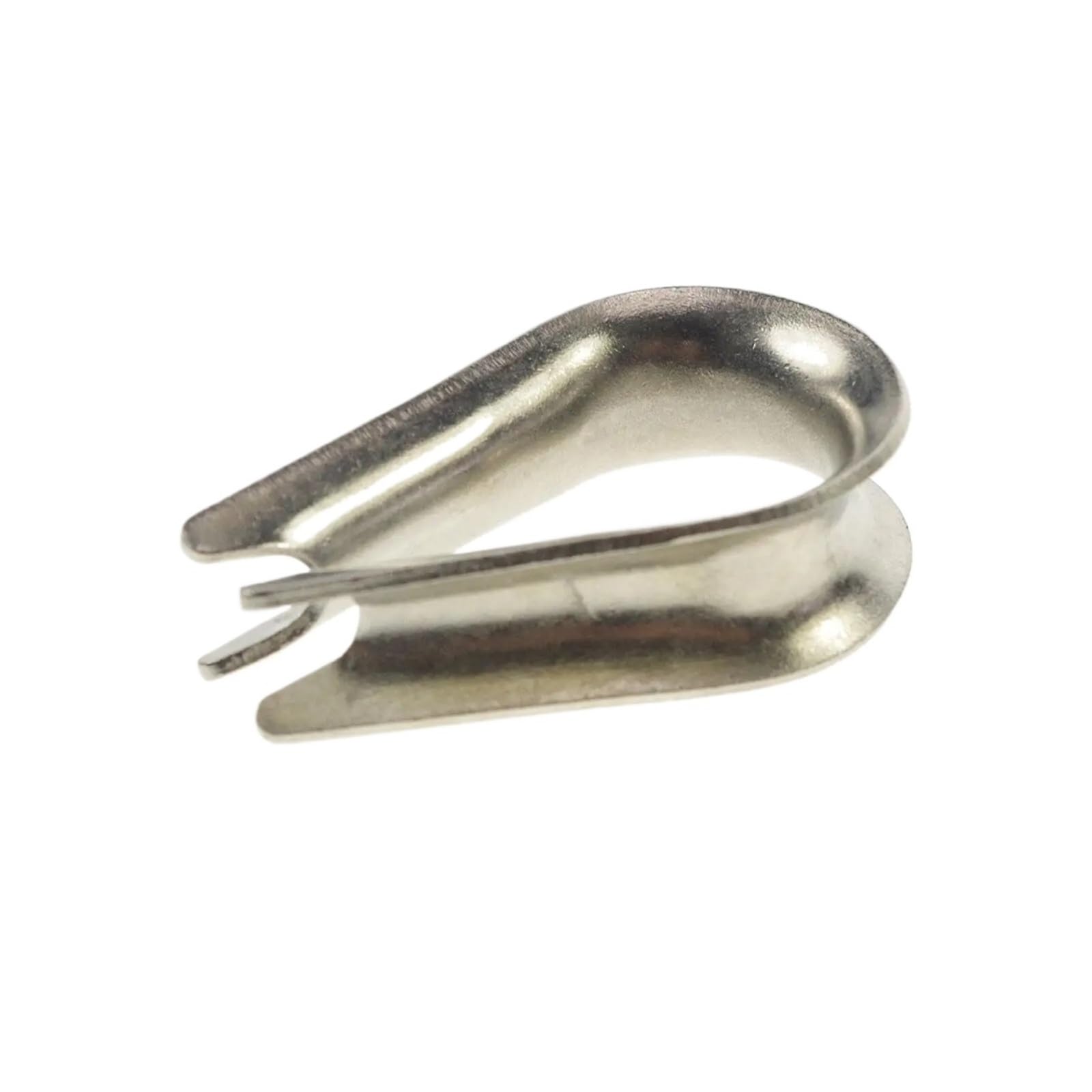 100 pezzi M2 M3 M4 M5 M6 M8 304 ditali anello morsetto cavo ditale zincato for fili in acciaio inossidabile corda Per Funi Metalliche(M8)