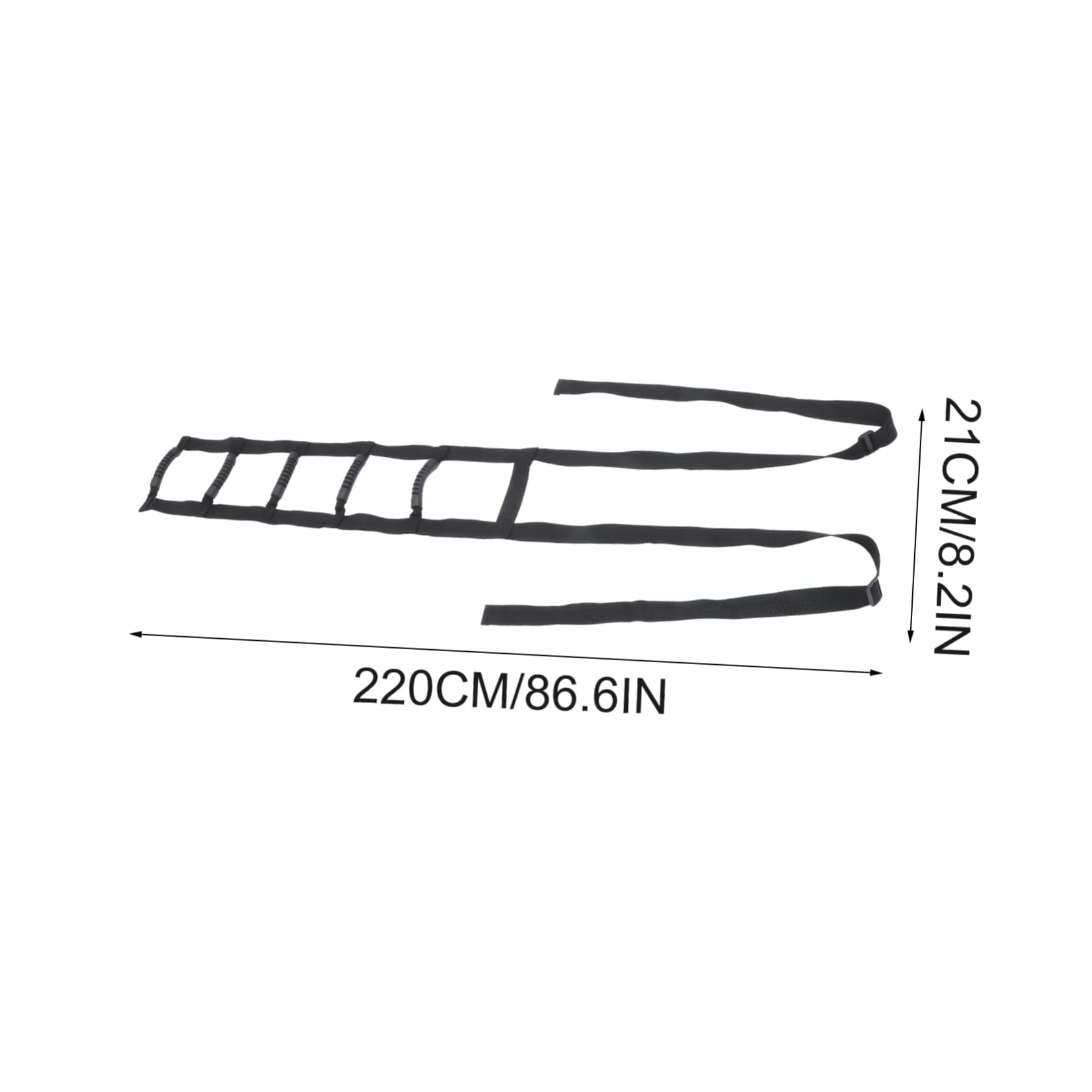 COLLBATH Rope Ladder for Elderly Bed Ladder Assist 5 Hand Grips Easy to Use Wake up Assist Strap