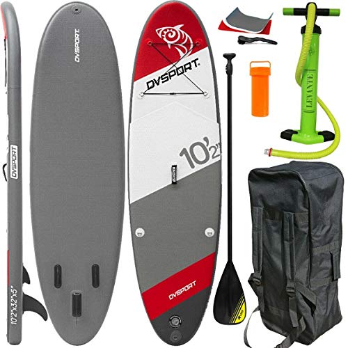 Tabla De Paddle Surf Sunshine Color Blanco Y Azul - Tipo Beginner - Capacidad Máxima 120 Kg - Aletas 3 (2+ 1)