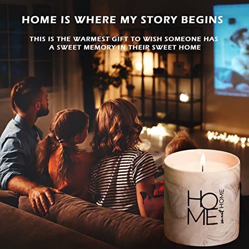 Freejac New Home Gift For Home Sweet Home Decor Housewarming Gift For Women Men Friends House Warming Decoration Party New Homeowner Gifts For Someone Moving Away Sage Scented Candle For Stress Relief #TOP6