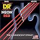 DR NRB-45 Neon Rot Bass Saiten für 5-saitiger Bass