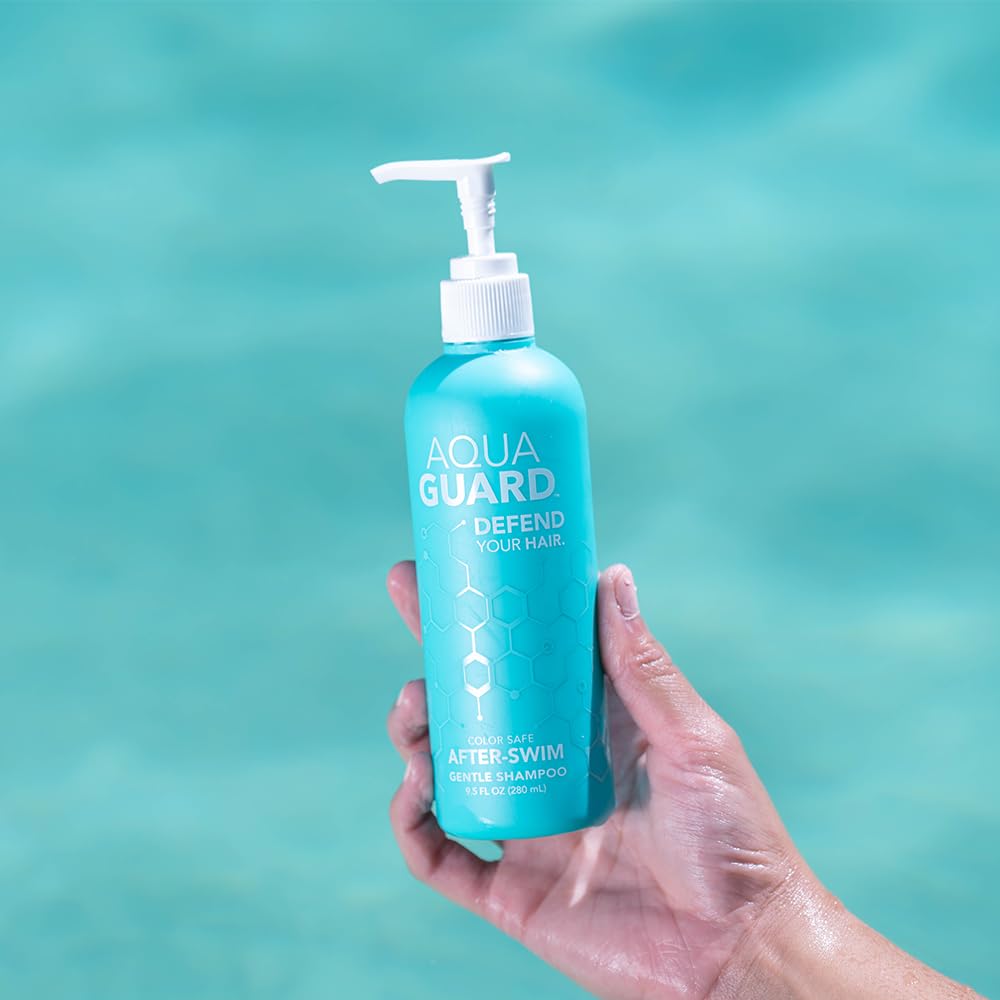 AQUA GUARD Gentle Clarifying Shampoo, Defeat Chlorine and Enjoy the Pool, No More Pool Hair Smell, Paraben and Gluten Free - Image 4