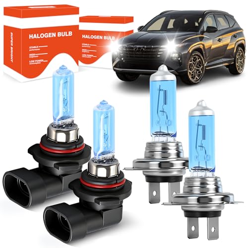 OQSNCV Fit for Hyundai Tucson (2019 2020 2021) Halogen Bulbs,