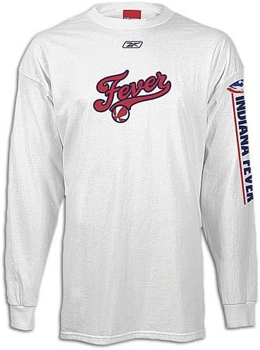 Amazon.com: Fever Reebok Women's WNBA Gym Rat Long-Sleeve Tee ( sz. M, White : Fever 