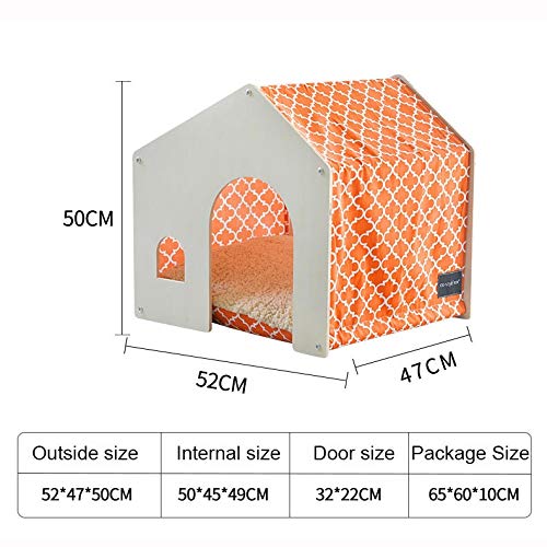 Cabane chat extérieure intérieure lit tente chien pliable 52cm