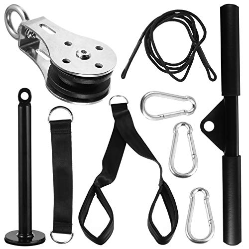 BESPORTBLE, 1 conjunto de rolo de antebraço, treinador de força de braço com sistema de polia resist