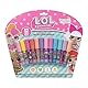 L.O.L Überraschung 12 Stück Pflanzenbasierter Lippenglänz, Mädchen Party Gefallen, erstes Make-up-Set für Mädchen, perfekt für Partys, Sleepovers und Geburtstagsgeschenke, Alter 5 von Townley Girl