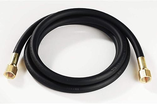 Mr. Heater montaje para mangueras de 6 pies, con 3/8 pulgadas Female Flare, Bronce/negro (Brass/black)