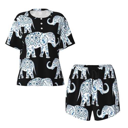 EdWal Imprimé éléphant aztèque décoration textile ethnique chic - 4