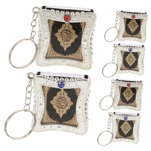 Lurrose 6pcs Sutra Jewelry Pendant Bag Keychain Decor Purse Hanging Keychian Keychain Purse Keychain Phone Hanging Decor Hanging Key Chain Guest Return Favors Keychain Pendant Keyring